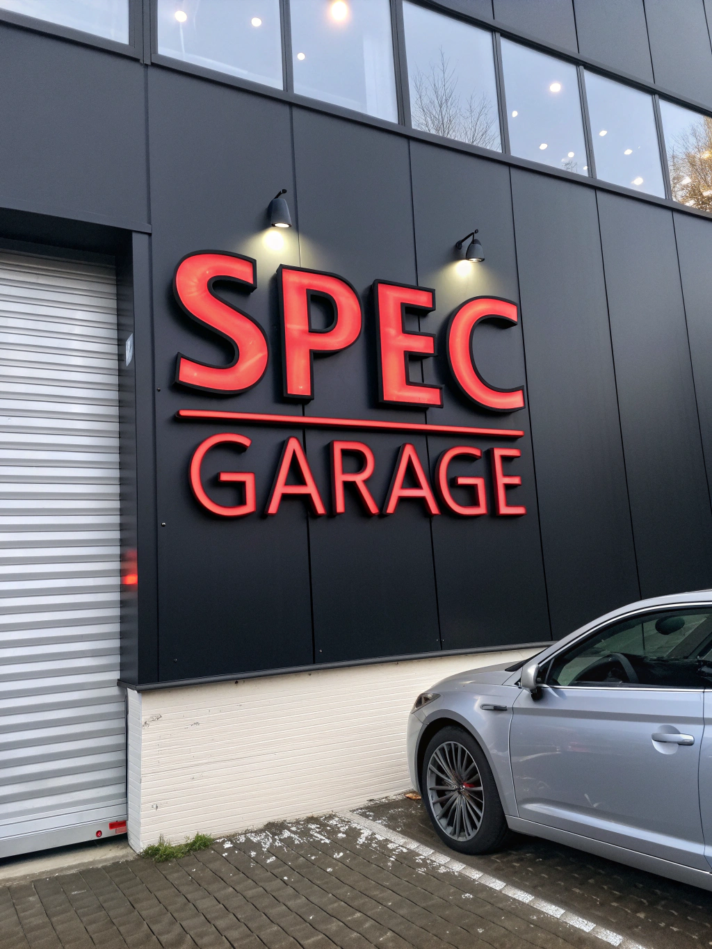 The professional detailing shop front signage